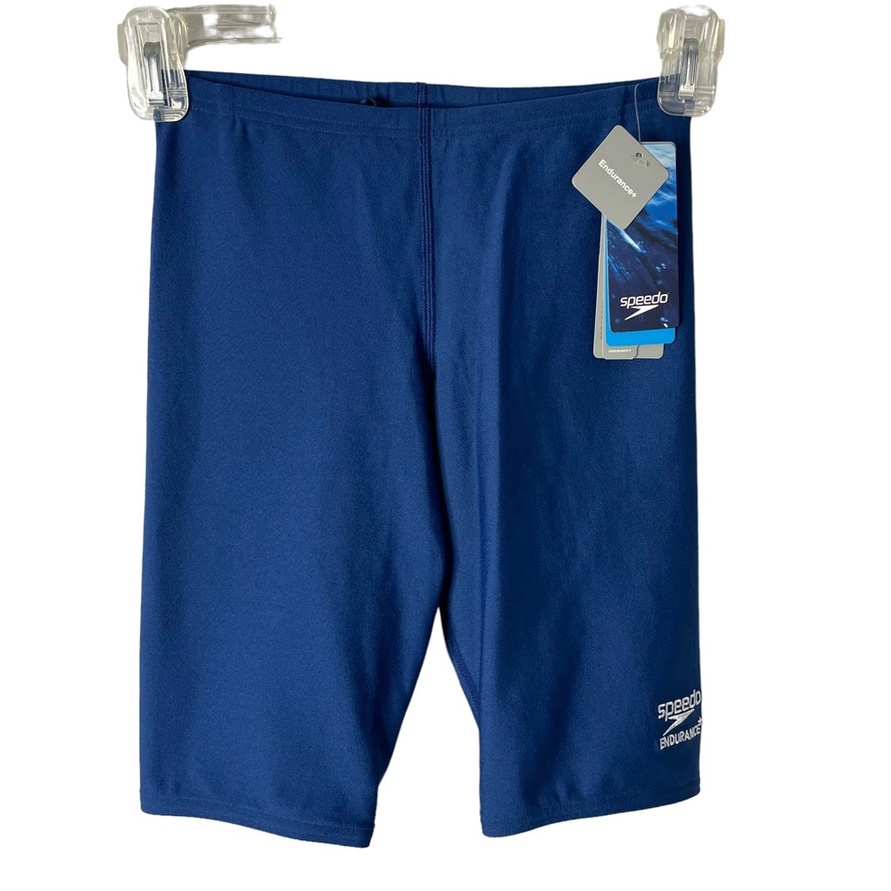 Speedo Youth Athletic Shorts Sz 26 Swim Board Blue